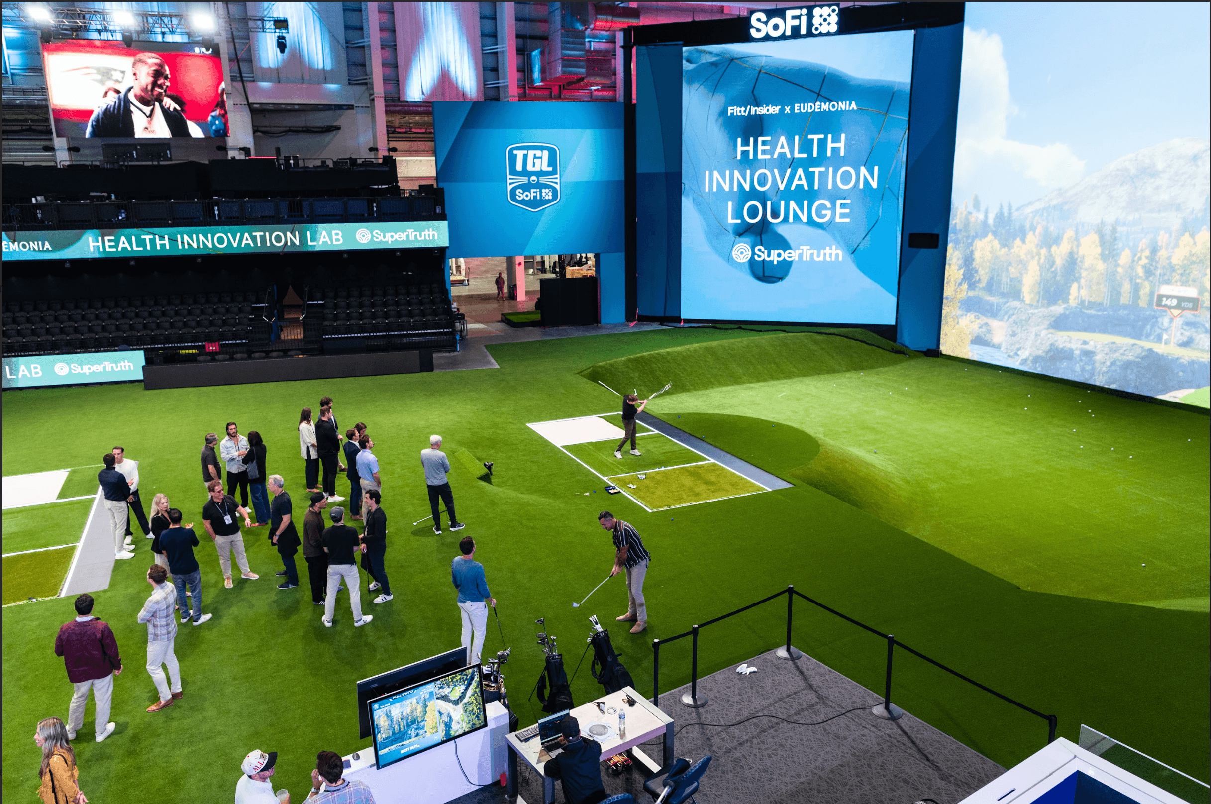 SuperTruth Health Innovation Lab at Eudemonia Summit, Health Innovation Lounge at TGL, West Palm Beach